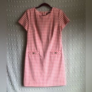 Tommy Hilfiger Pink Gingham Mini Dress